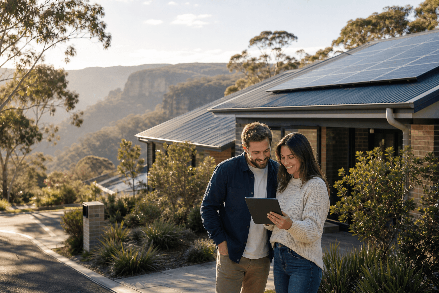 Michael H. solar story in Springwood, Blue Mountains